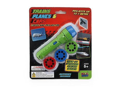 Led Projector Torch Planes & Cars Slides