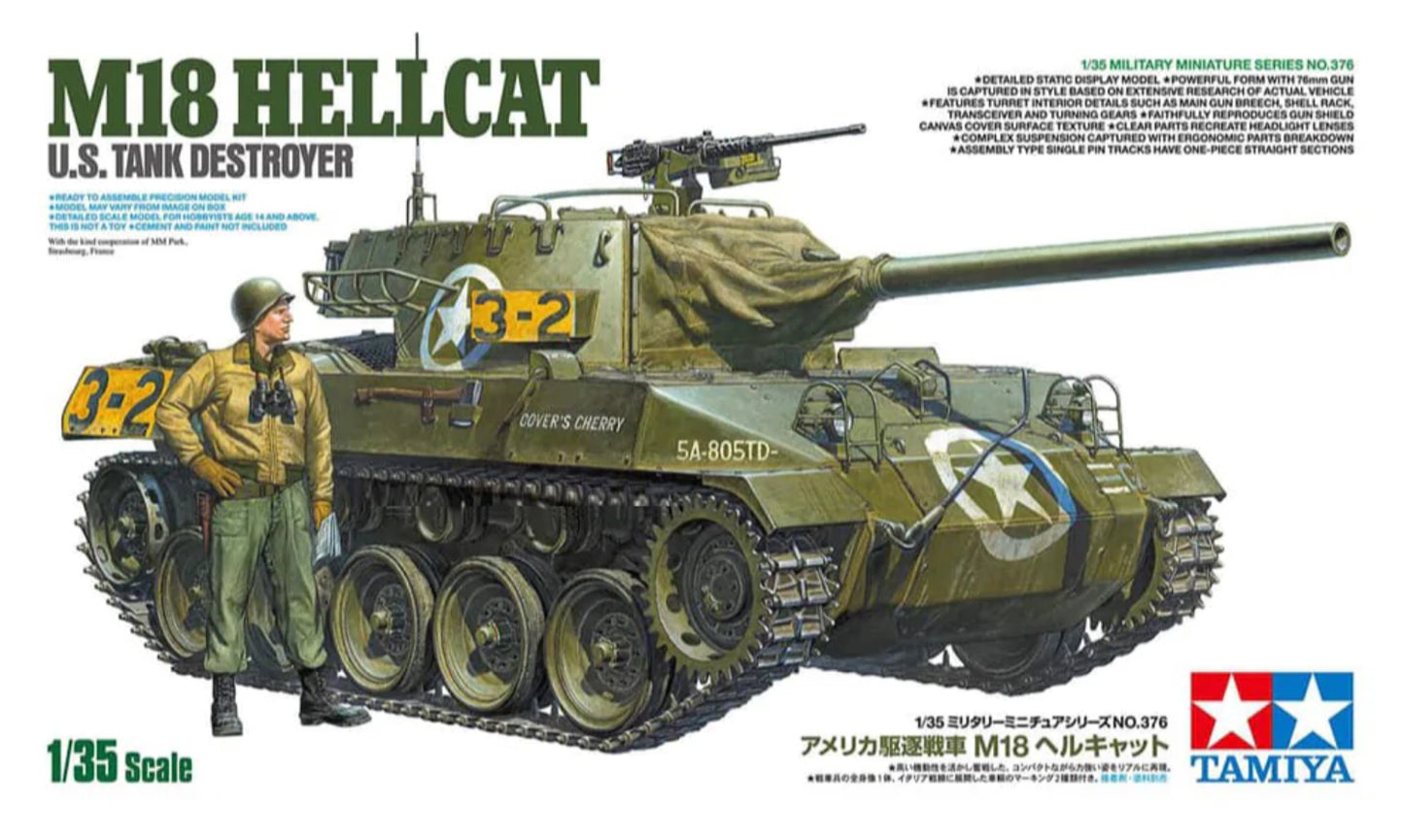 TAMIYA 1:35 M18 HELLCAT TANK