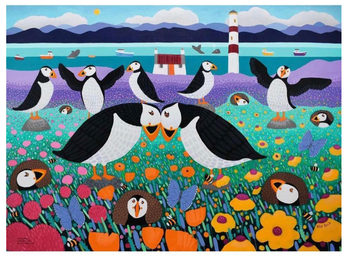 Puzzle 500Pc Puffinry
