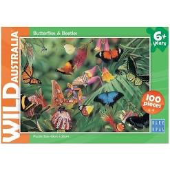 PUZZLE 100PC WILD AUST B/FLIES & BEETLES