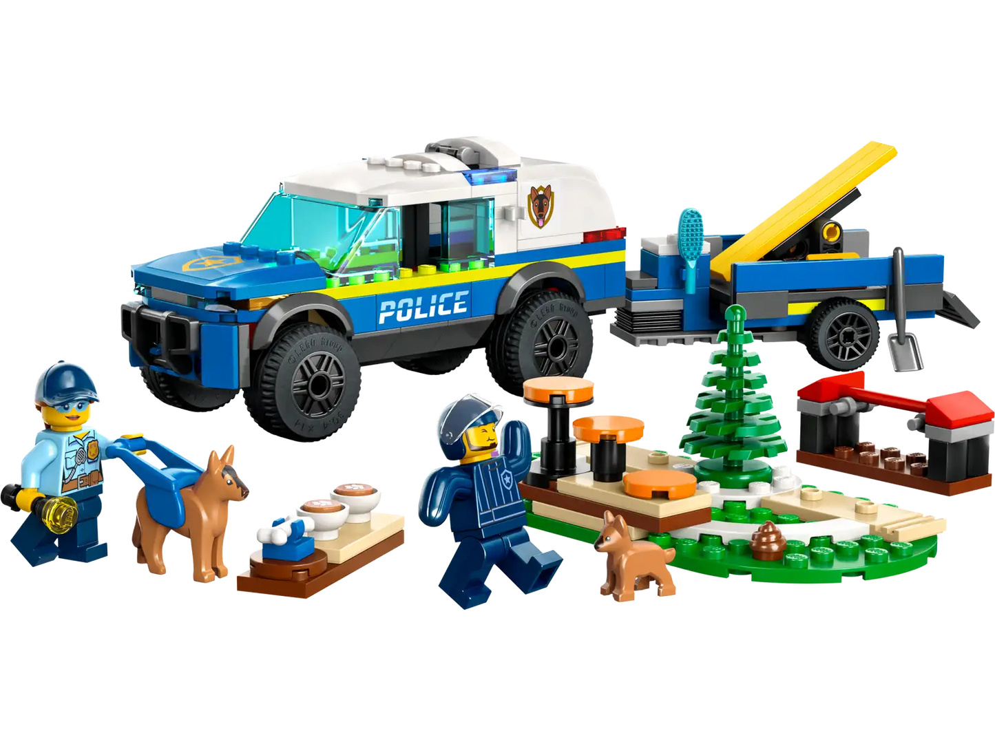 LEGO 60369 CITY MOBILE POLICE DOG TRAIN