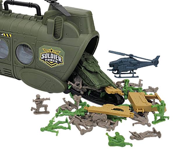 SOLDIER FORCE 100PC CHINOOK PLAYSET