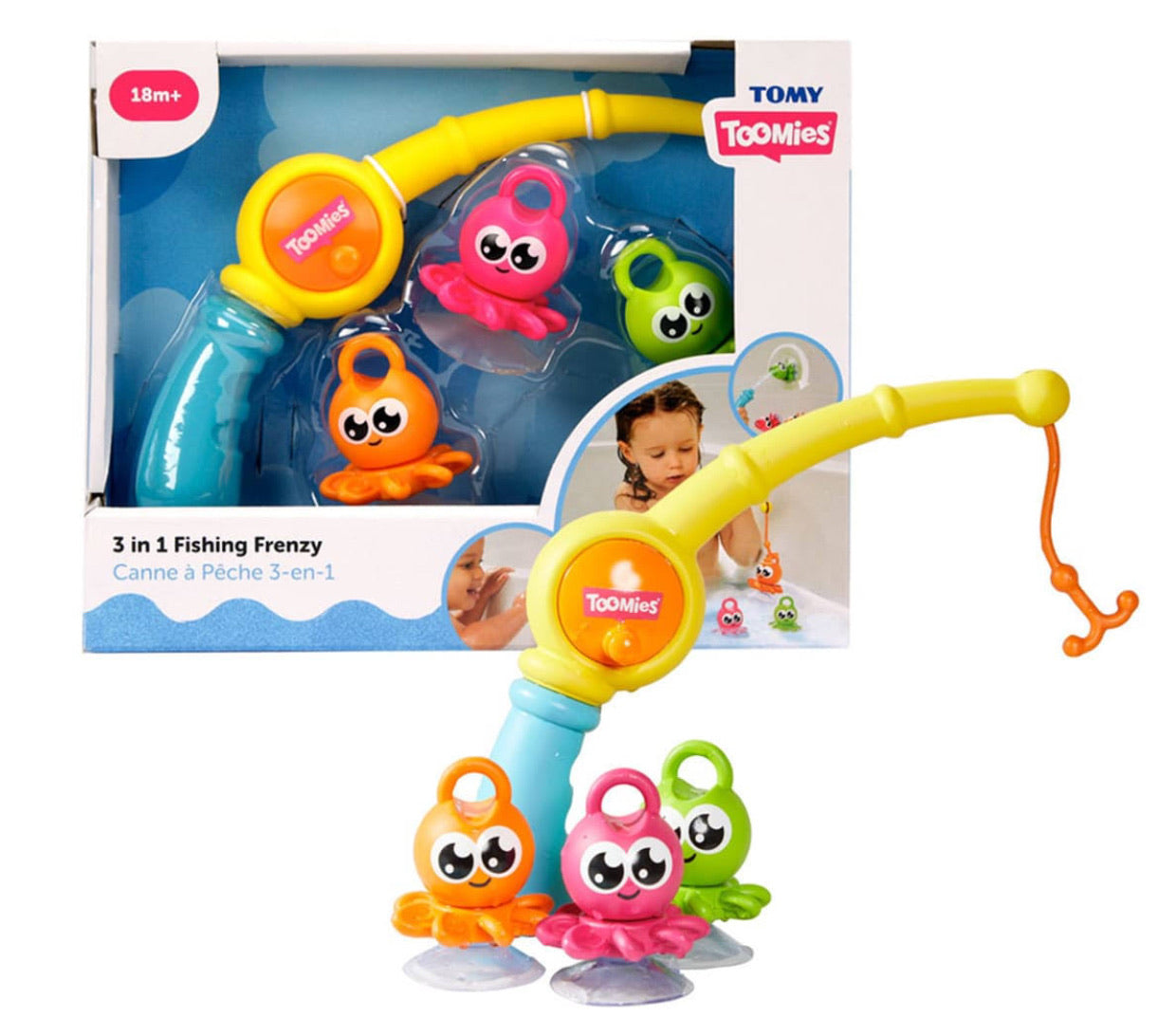 TOMY 3 IN 1 FISHING FRENZY