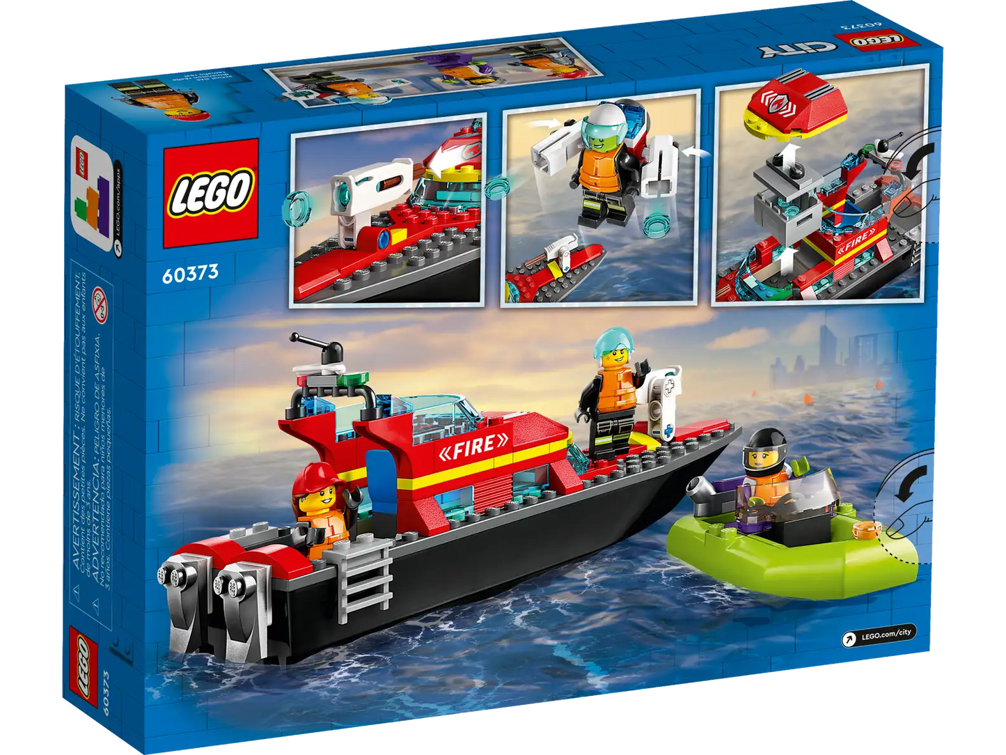 LEGO 60373 CITY FIRE RESCUE BOAT