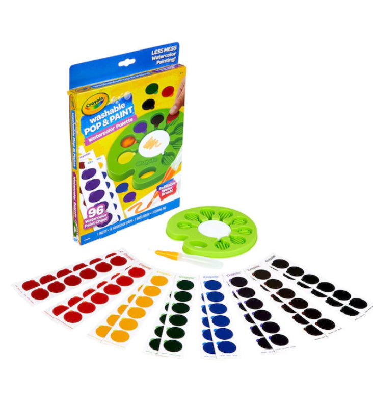 Crayola Pop & Paint Watercolor Palette