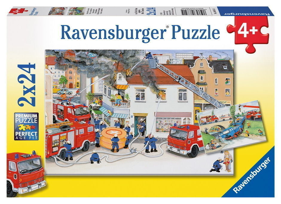 PUZZLE 2X24PC BUSY FIRE BRIGADE