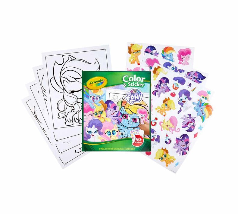 Crayola Color & Sticker Book Mlp