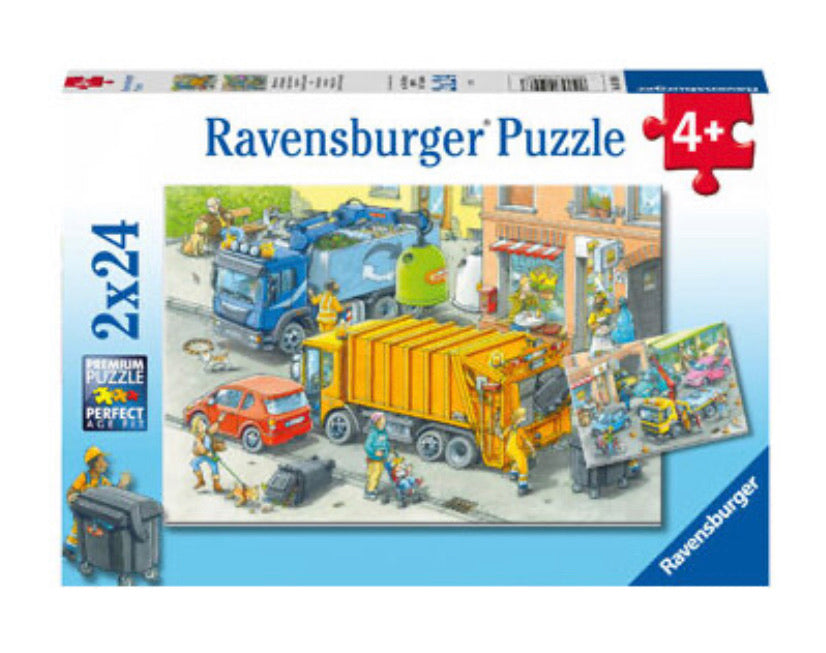 PUZZLE 2X24PC WORKING TRUCKS