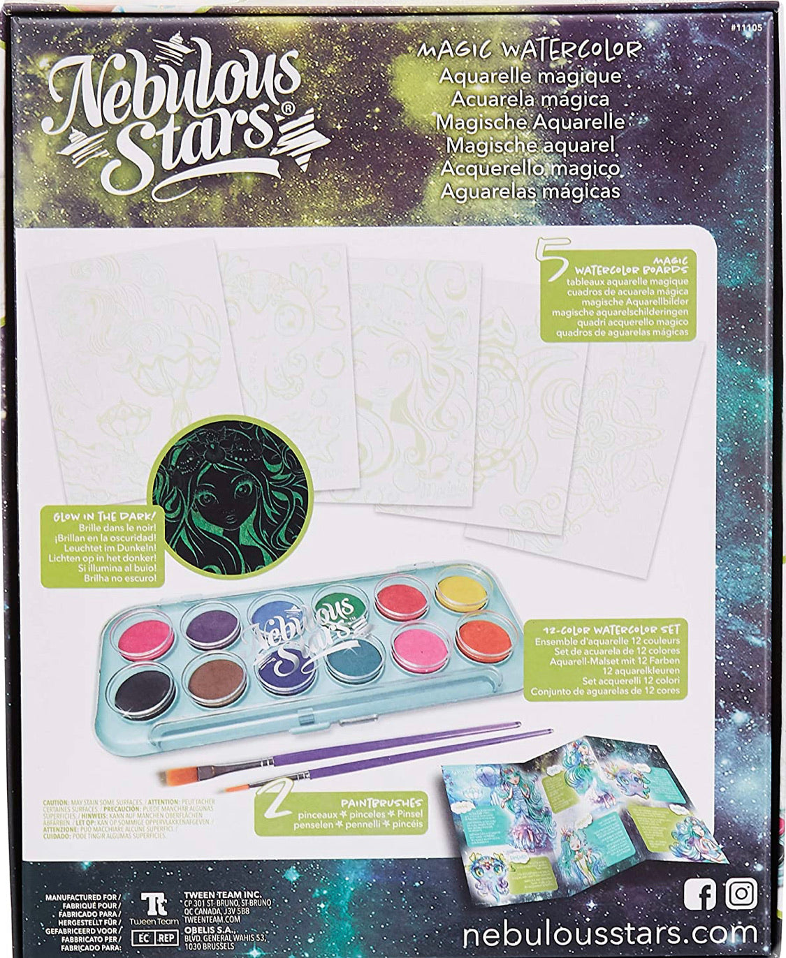 Nebulous Stars Magic Watercolor