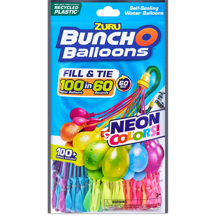 Zuru Bunch O Balloons Neon Splash 3Pk