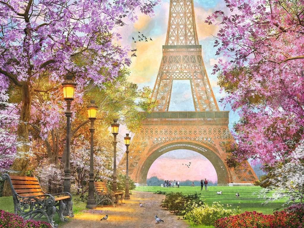 Puzzle 1500Pc Paris Romance