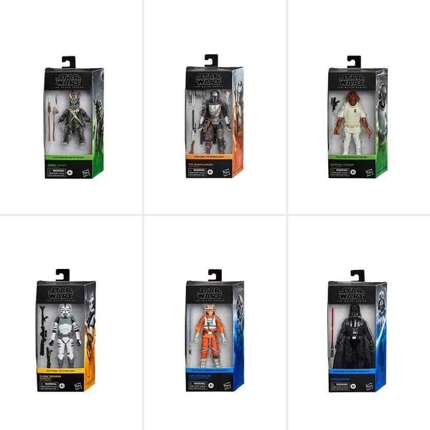 SW S3 BLACK SERIES 6 FIGURES AST