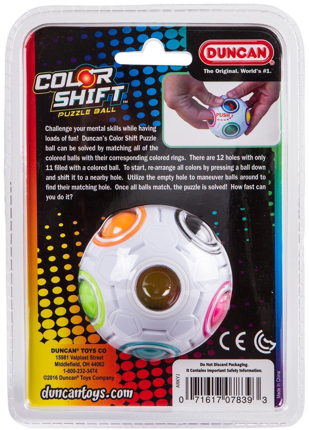 Game Duncan Colour Shift Puzzle Ball