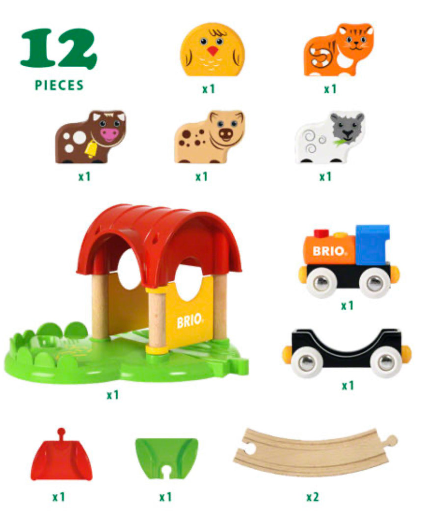 Brio My First Farm 12 Pc