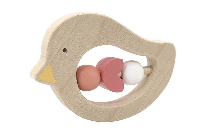 Wooden Animal Rattle Calm