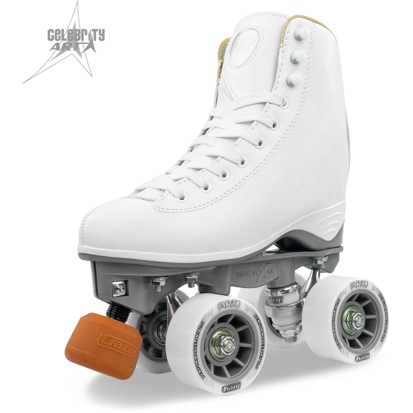 Crazy Skate Celebrity Art White Euro 34