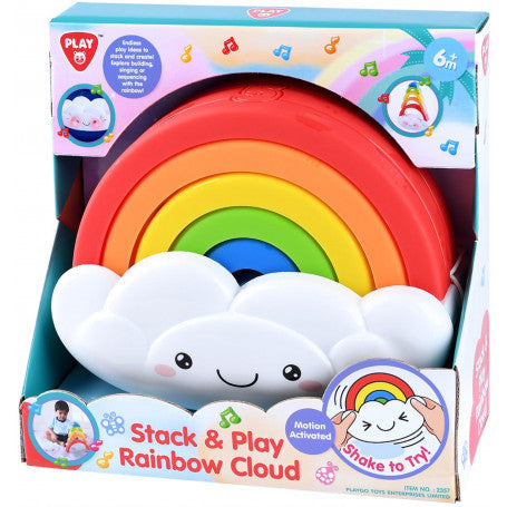 Playgo Stack & Play Rainbow Cloud L&S