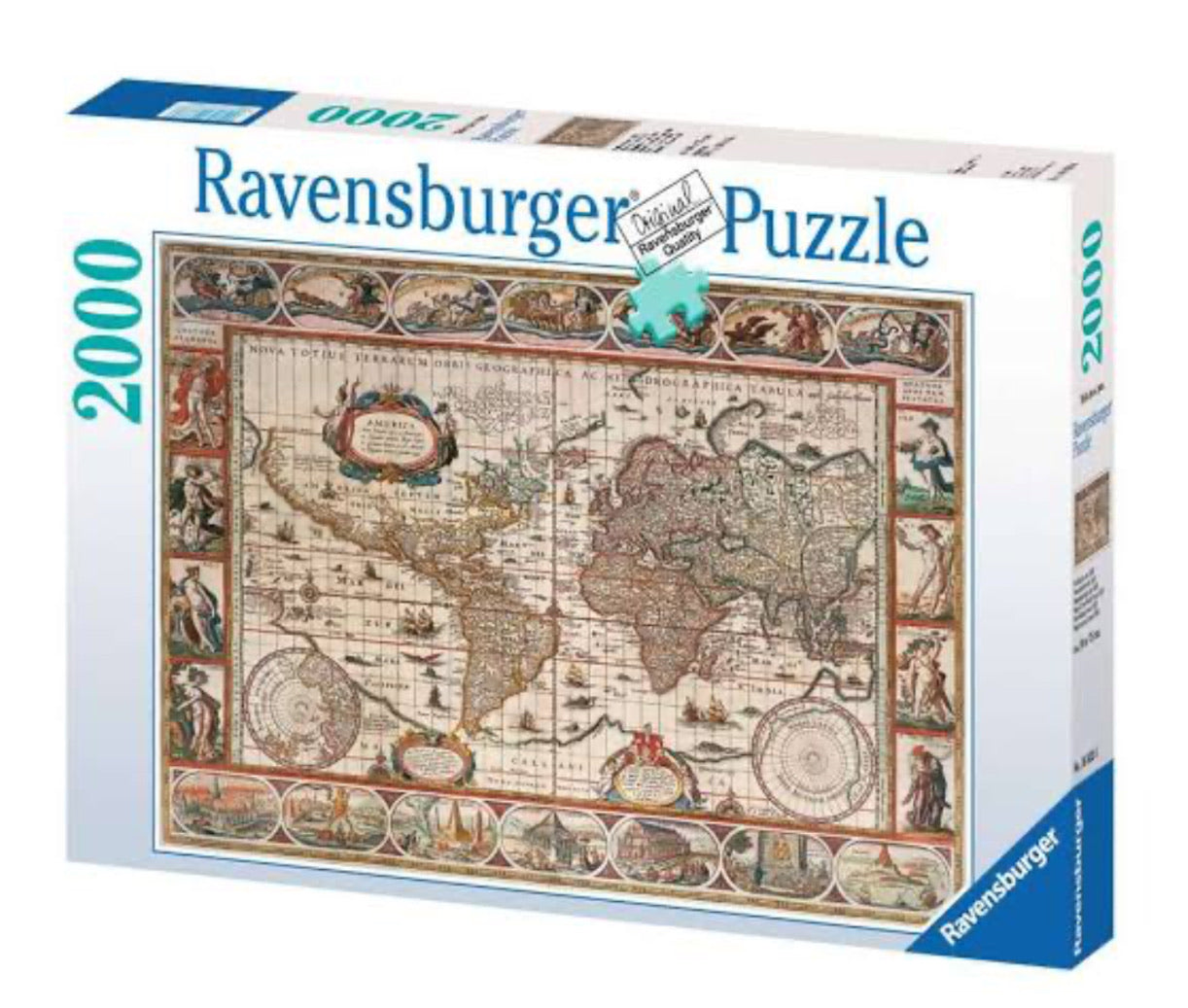 PUZZLE 2000PC MAP OF THE WORLD