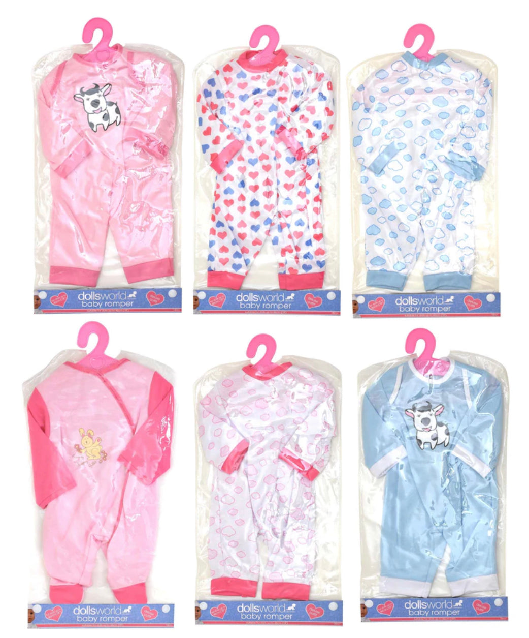 DW DOLL ROMPER FASHION ASSTD