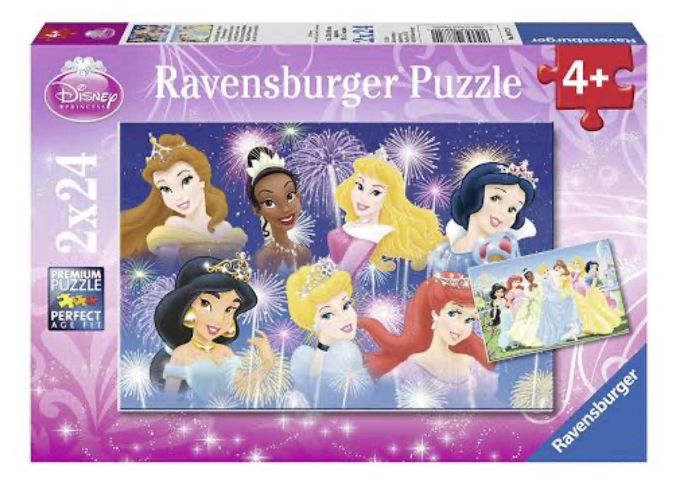 PUZZLE 2X24PC DISNEY PRINCESS GATHERING