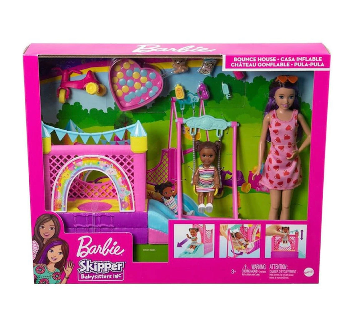 Brb Skipper Babysitter Bounce House Set
