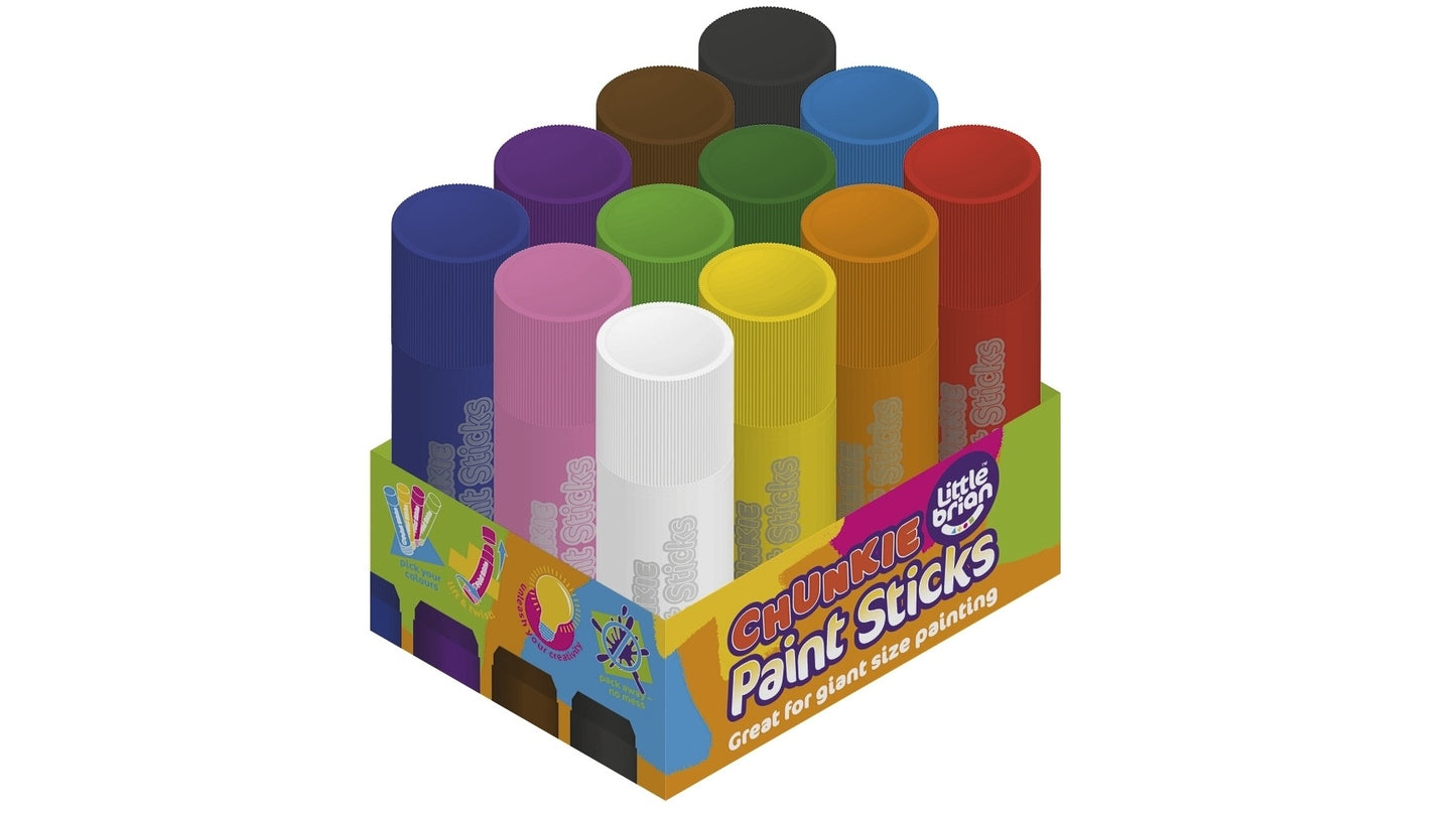Little Brian Paint Sticks Chunkie 12Pk