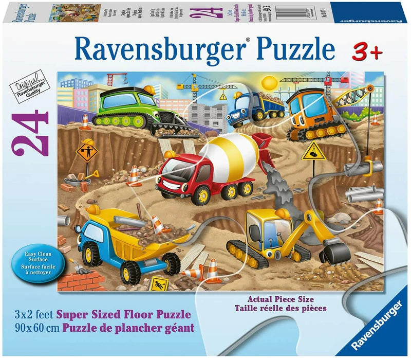 PUZZLE 24PC CONSTRUCTION FUN