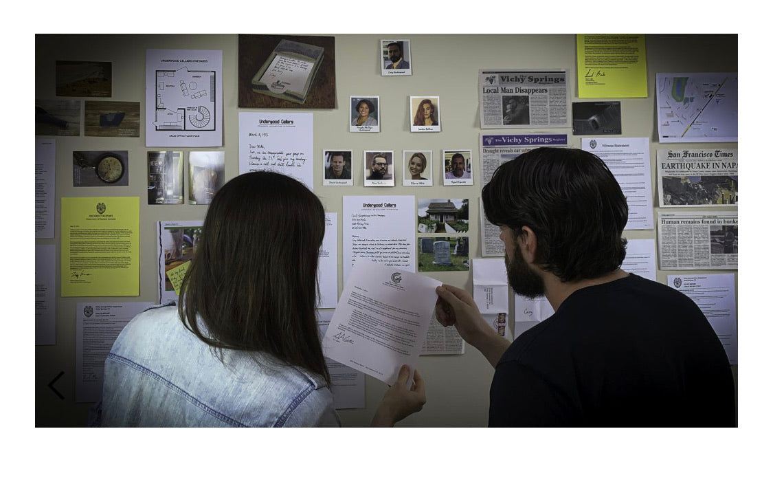 GAME MURDER MYSTERY UNDERWOOD CELLARS