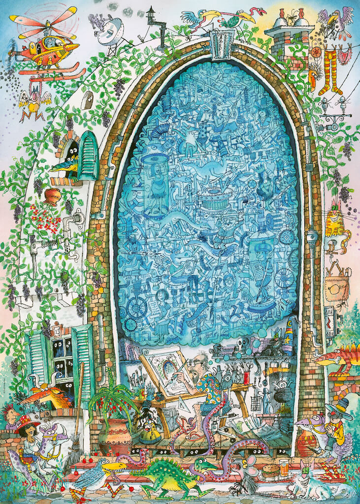 Puzzle 1000Pc Korky Artists Mind