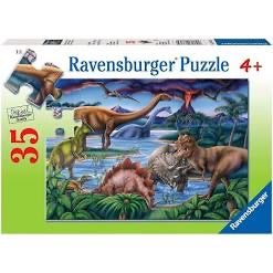 PUZZLE 35PC DINOSAUR PLAYGROUND