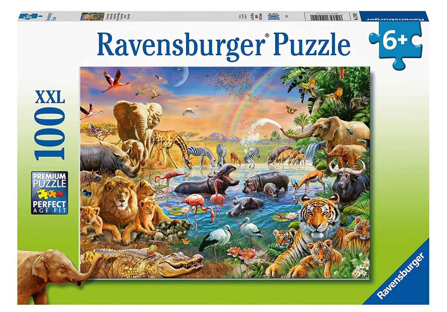 PUZZLE 100PC SAVANNAH JUNGLE WATERHOLE