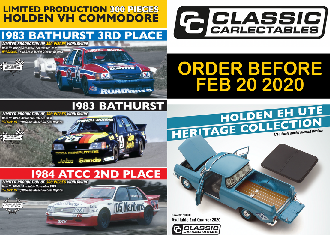 Classic Carlectables - ORDER BEFORE FEB 20!