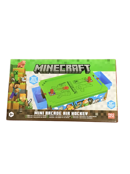 GAME ARCADE MINI AIR HOCKEY MINECRAFT