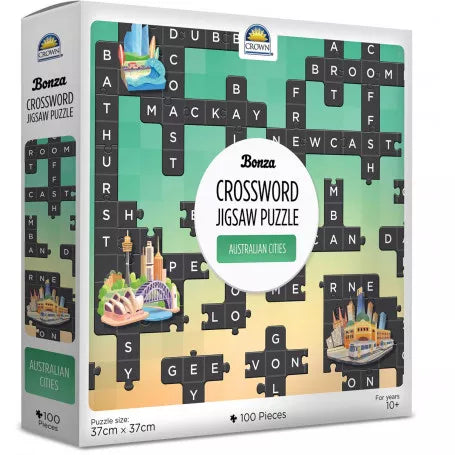 PUZZLE 100PC BONZA CROSSWORD AST