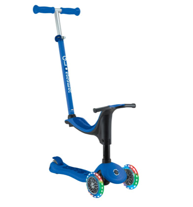 GLOBBER GO UP SPORTY LIGHTS DARK BLUE