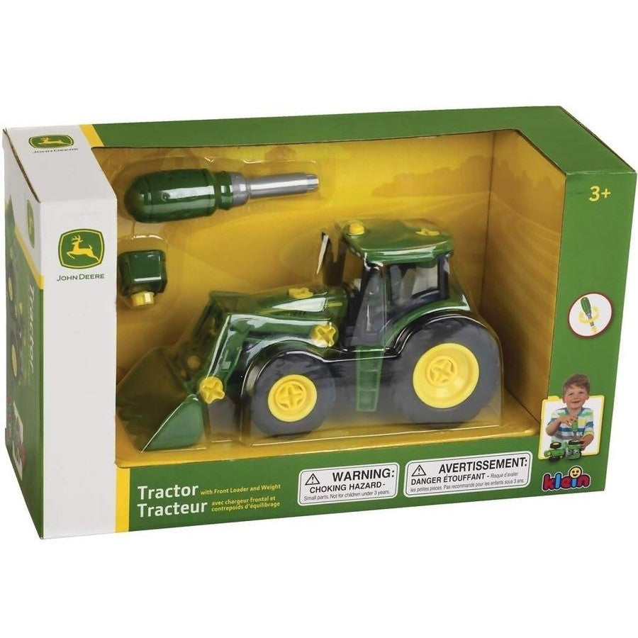 JD TRACTOR W/FRONT LOADER & WEIGHT