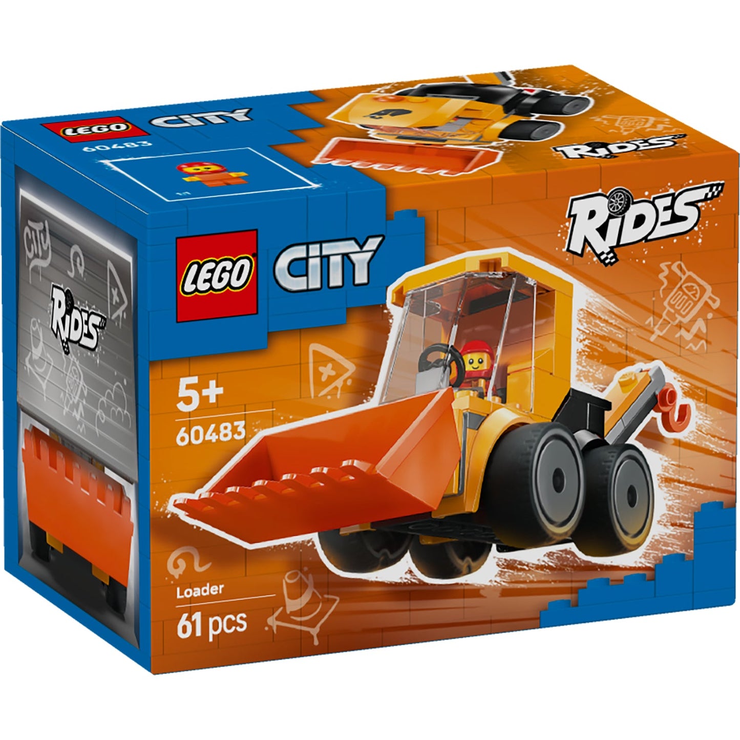 LEGO 60483 CITY RIDES CONSTRUCTION LOAD