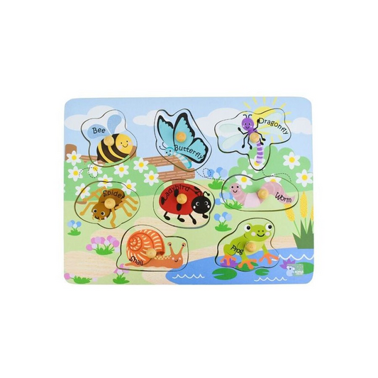 PUZZLE WOOD 2 IN 1 INSECTS AND HOMES