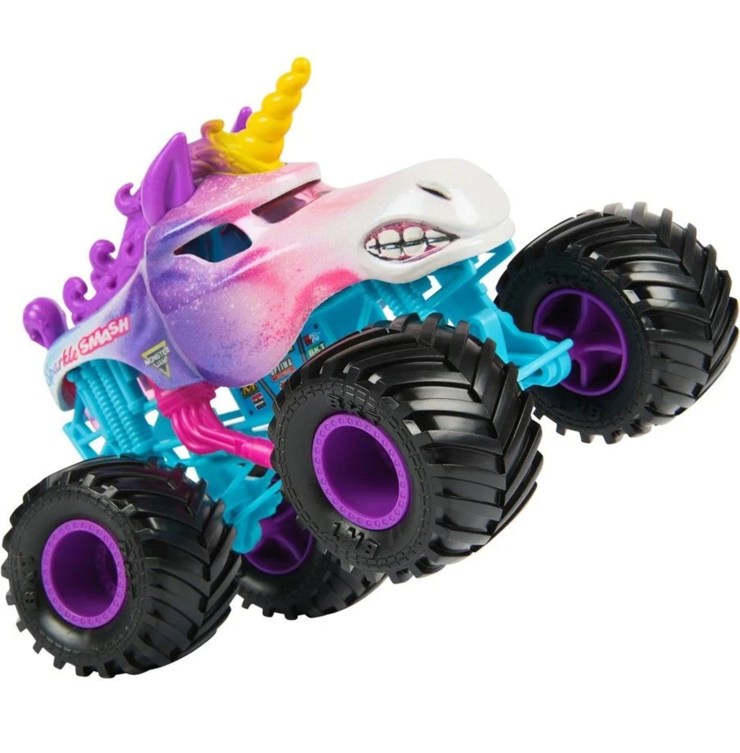MONSTER JAM 1:24 SPARKLE SMASH D/C TRUCK