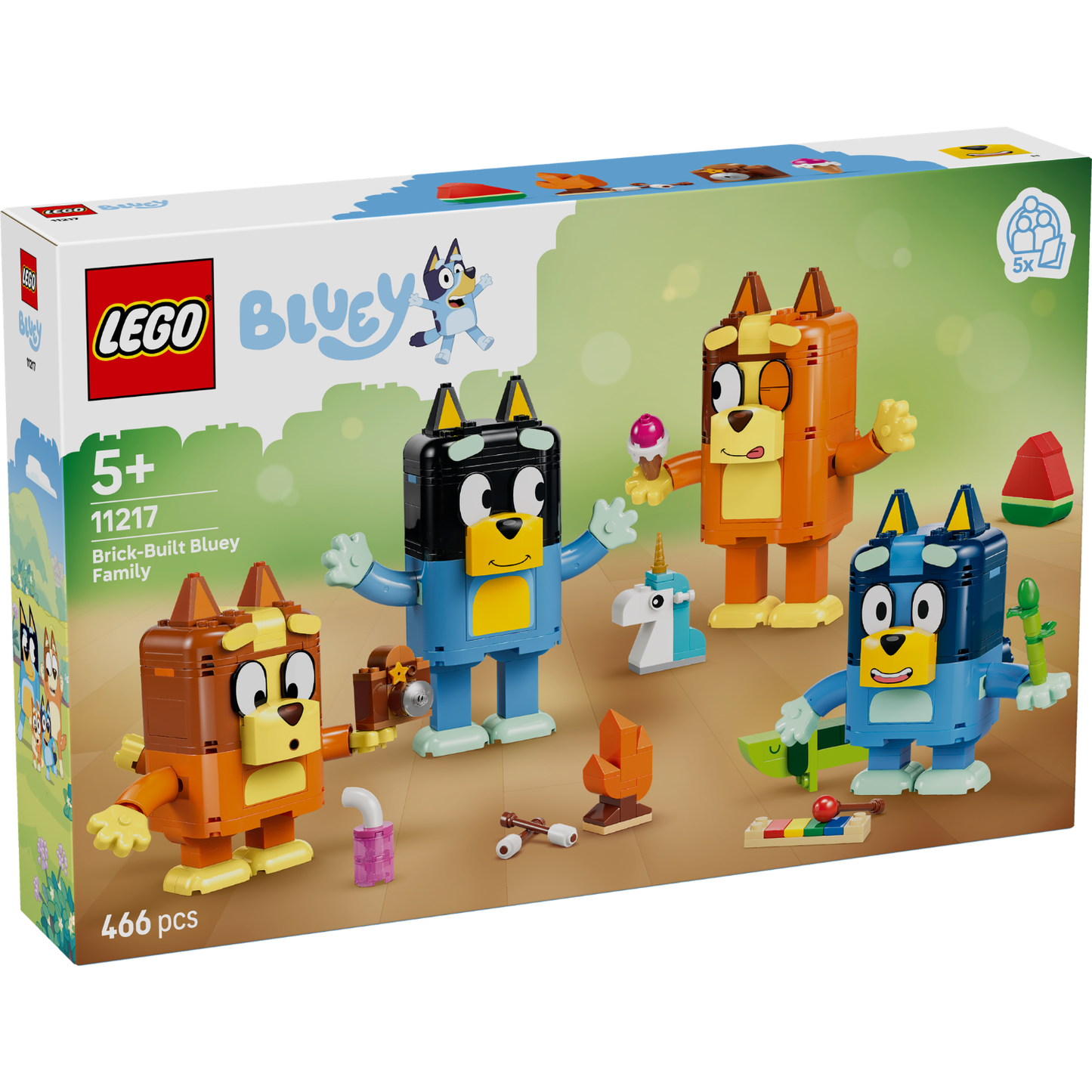 LEGO 11217 BLUEY BRICK-BUILT BLUEY FAMIL