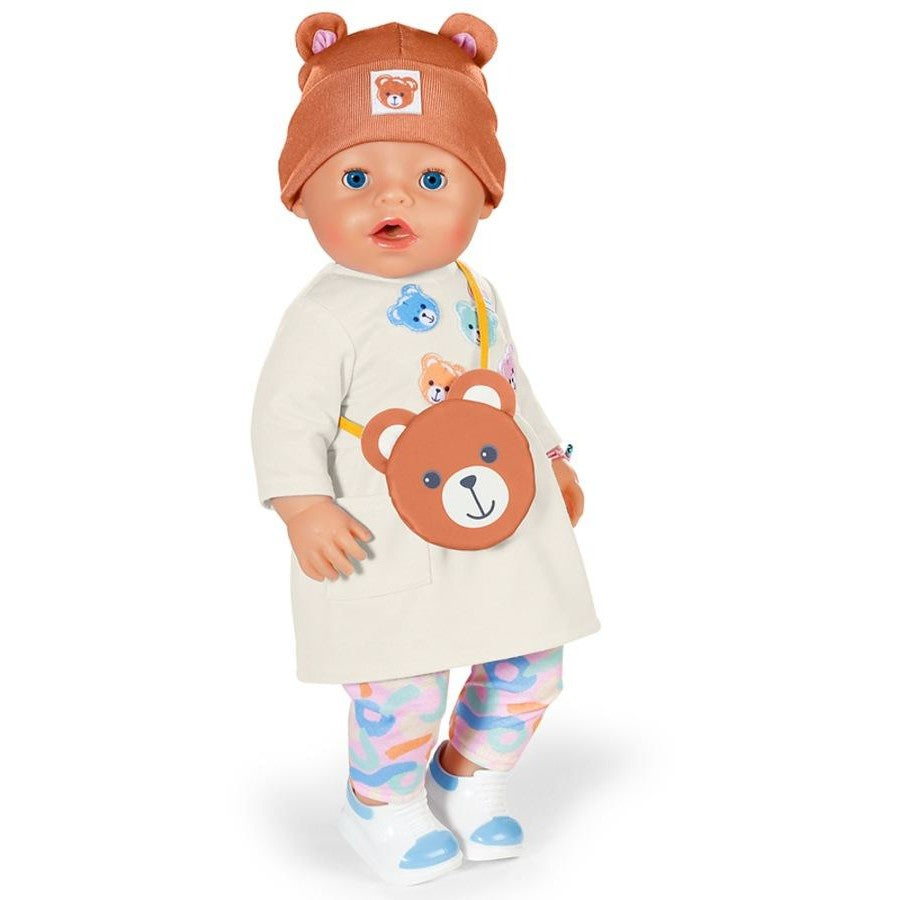 BB BABY BORN EMMA 43CM IN TEDDY STYLE