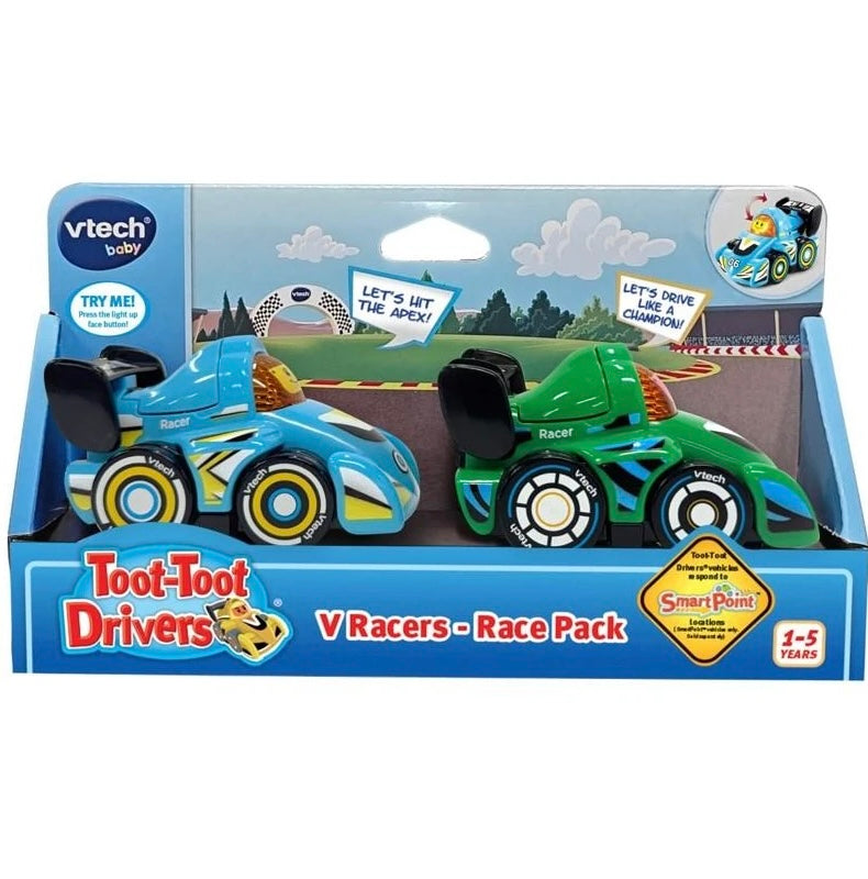 VTECH TOOT TOOT V RACERS 2 PACK AST