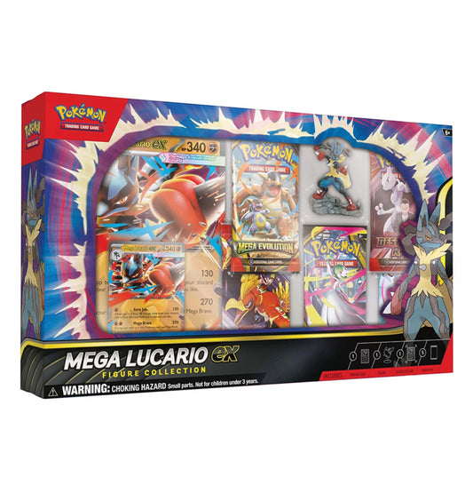POKEMON TCG MEGA LUCARIO EX FIGURE BOX