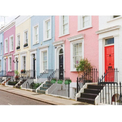 PUZZLE 500PC COLORFUL LONDON TOWNHOUSES