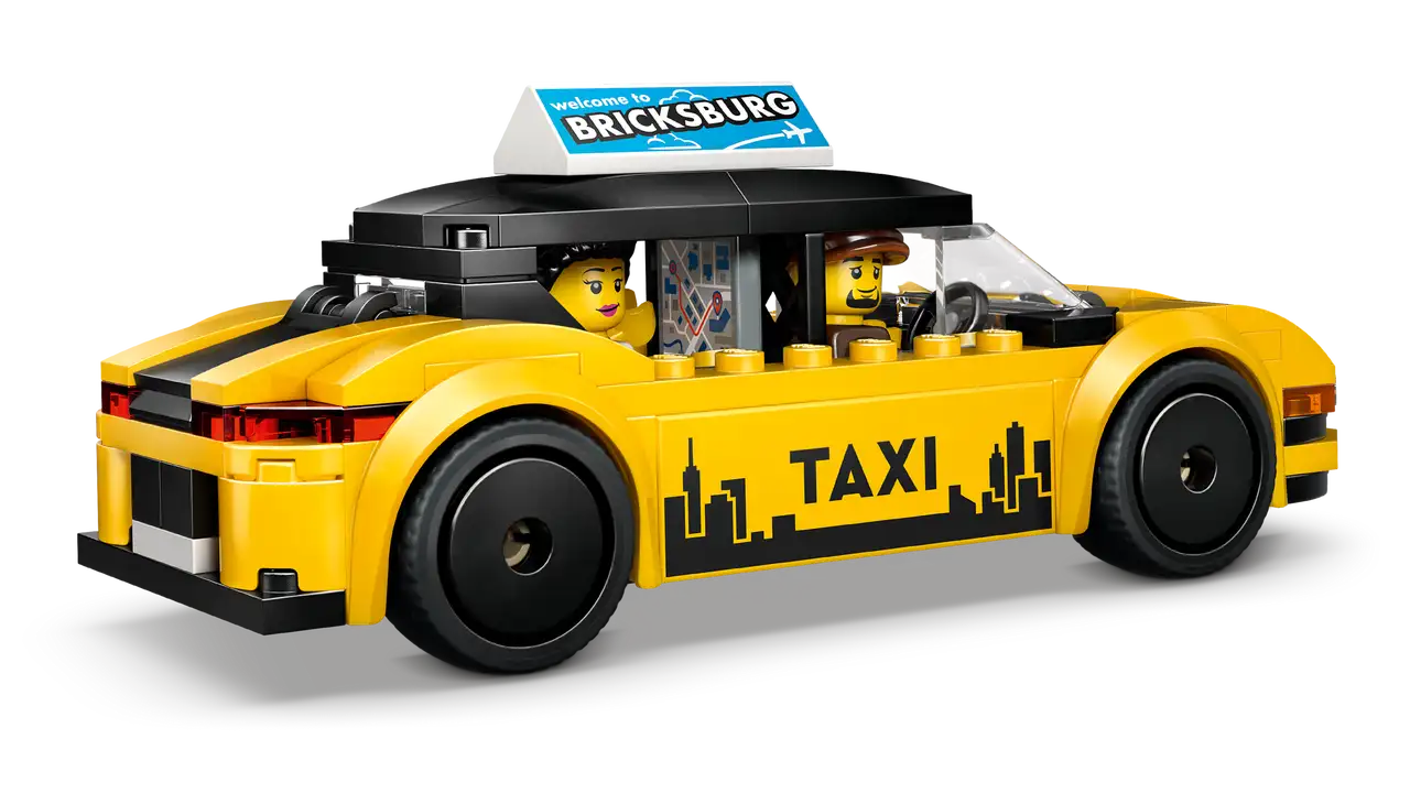 LEGO 60487 CITY YELLOW TAXI
