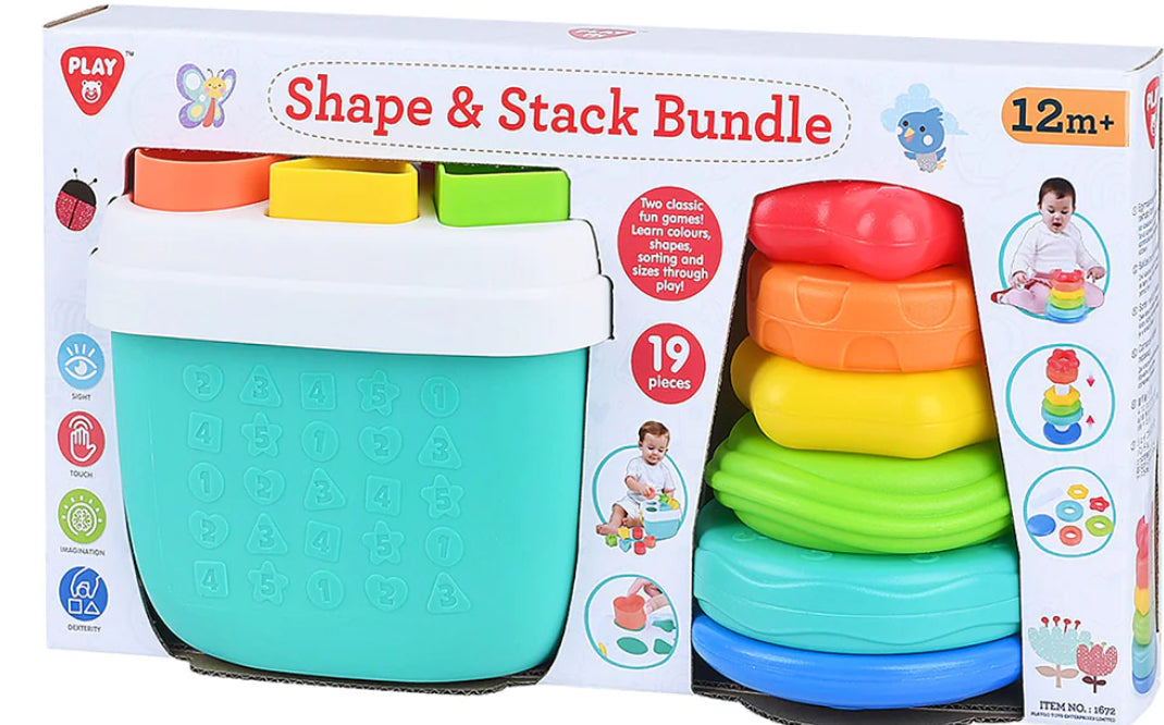 PLAYGO SHAPE & STACK BUNDLE