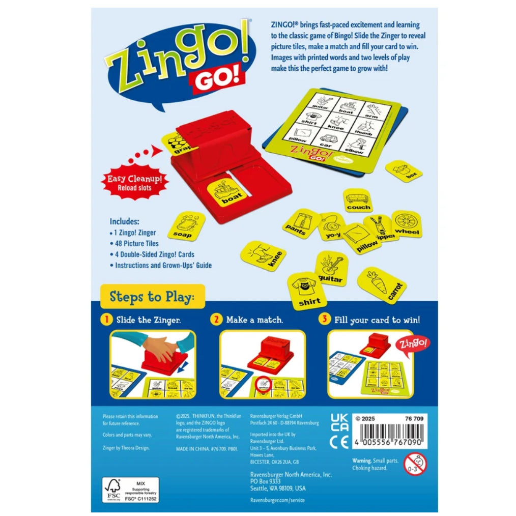 THINKFUN ZINGO GO