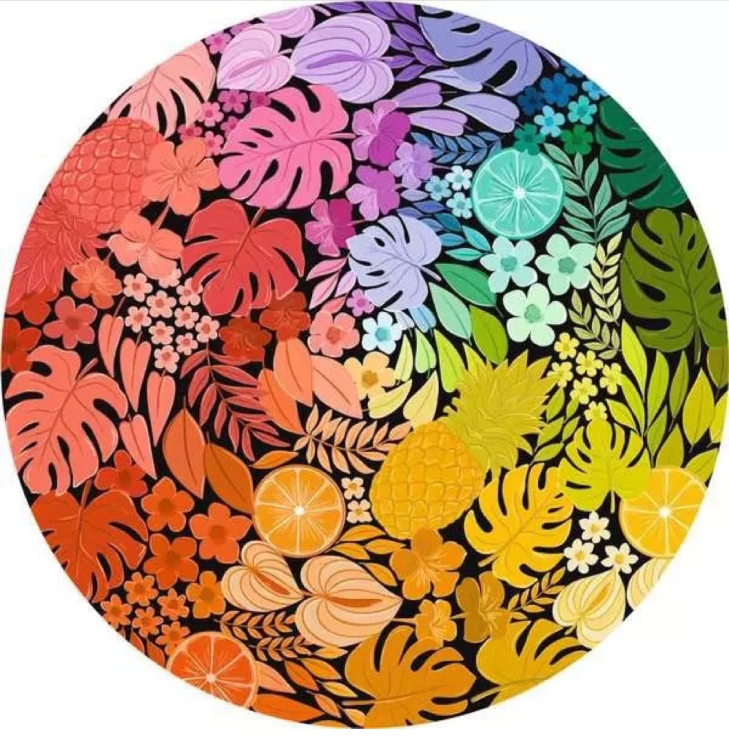PUZZLE 500PC CIRCLE OF COLOR TROPICAL
