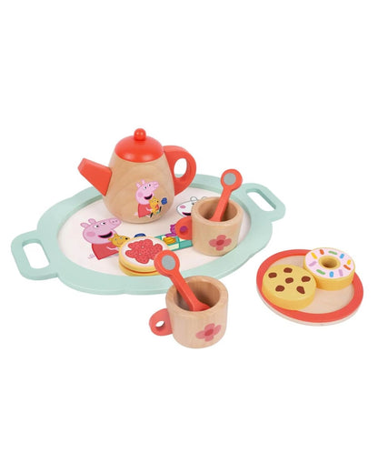 PEPPA PIG WOODEN TEA PARTY SET