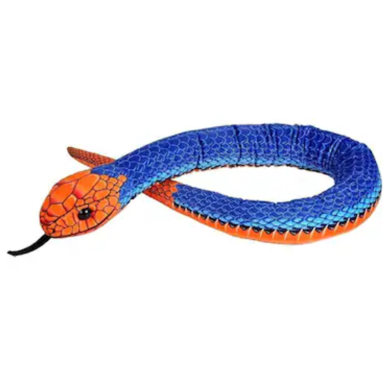 WILD PLUSH BLUE CORAL SCALES SNAKE